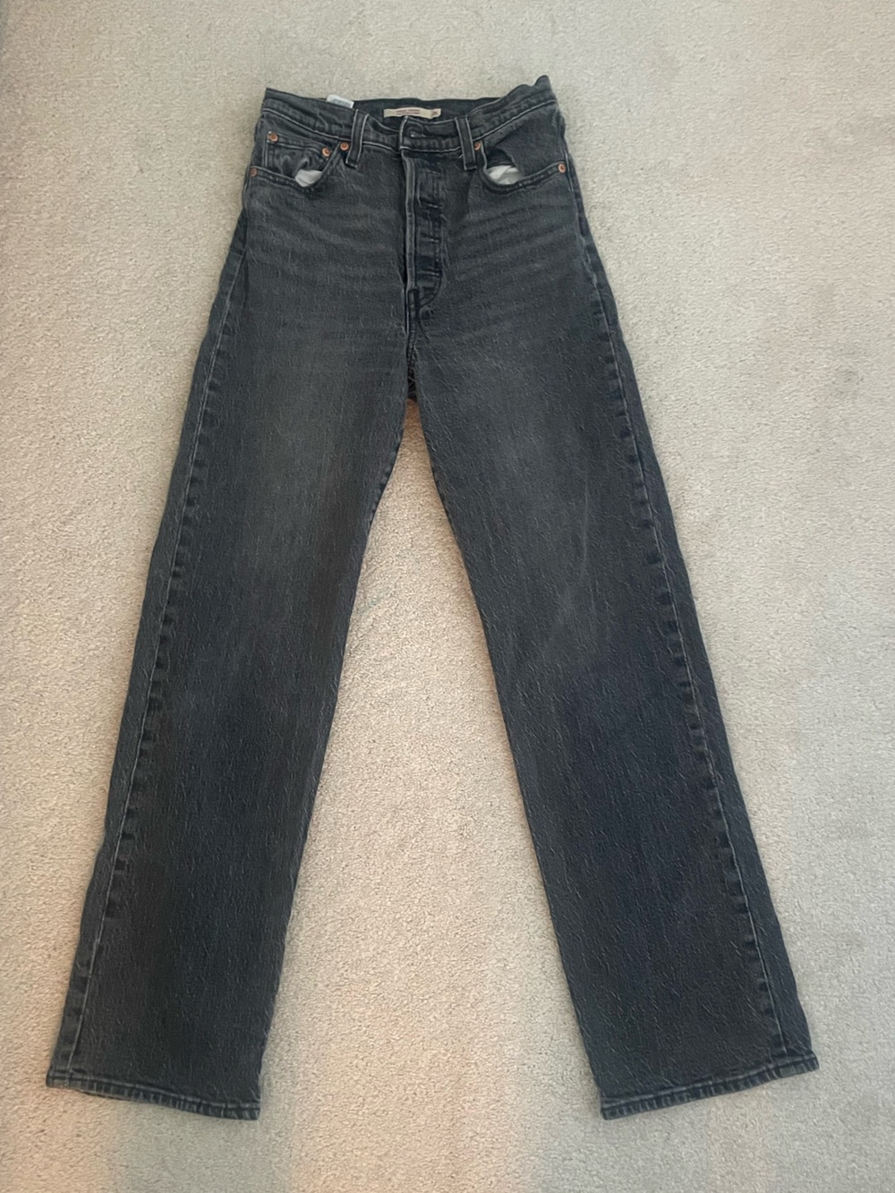 Levi's Black Straight-Leg Jeans